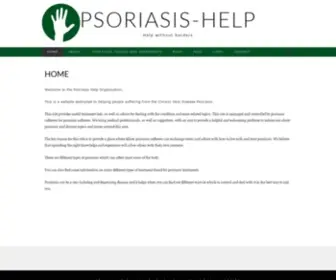 Psoriasis-Help.org.uk(Help without borders) Screenshot