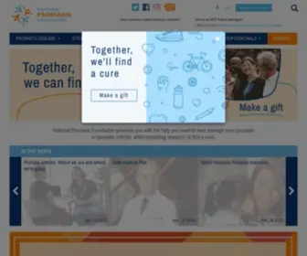 Psoriasis.org(The National Psoriasis Foundation) Screenshot