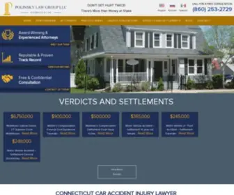 PSP-Law.net(Hartford Personal Injury Attorney) Screenshot