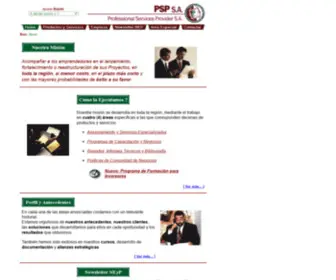 PSP-SA.com(PSP USA Corp) Screenshot