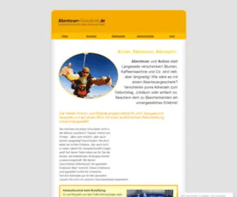 PSPblogger.de(Geschenkideen mit Adrenalin) Screenshot