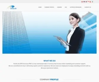 PSPbpo.com(Pacific Sea BPO Services) Screenshot