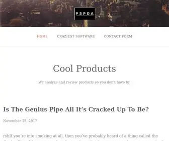PSpda.com(PSPDA Product Reviews) Screenshot
