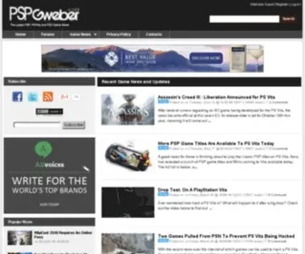 PSPgweber.com(PS Vita Game News) Screenshot