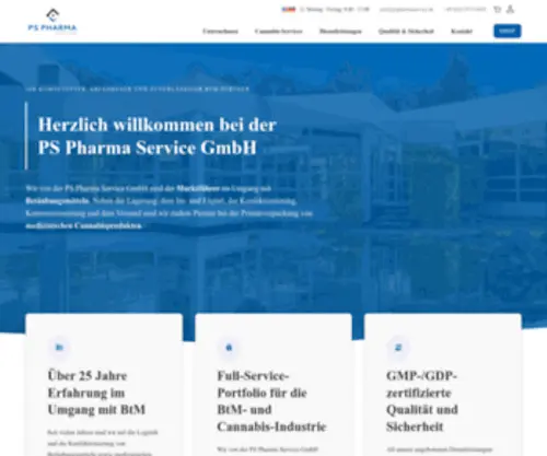 PSpharmaservice.de(PS Pharma Service) Screenshot