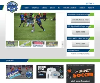 PSPlsoccer.com(Puget Sound Premier League) Screenshot