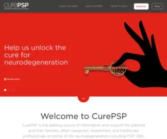 PSP.org(CurePSP) Screenshot