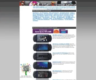 PSPthemecentral.com(PSP THEMES PSP WALLPAPERS tools and PSP emulator freeware themes central) Screenshot