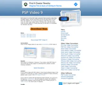 PSpvideo9.com(PSP Video 9) Screenshot