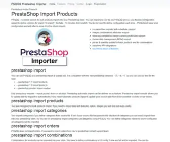PSQQQ.com(Import products into online stores) Screenshot