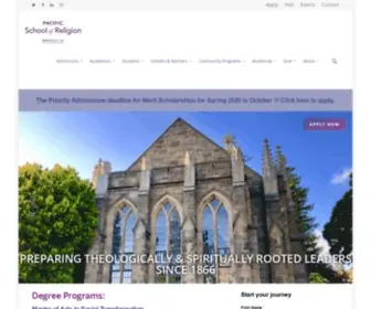 PSR.edu(Pacific School of Religion) Screenshot