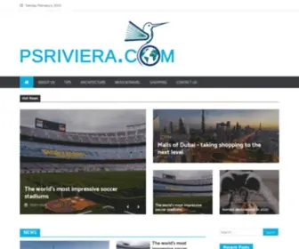 Psriviera.com(Palm springs hotels) Screenshot