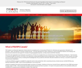 PSRRPscanada.ca(PSR/RPS Canada) Screenshot