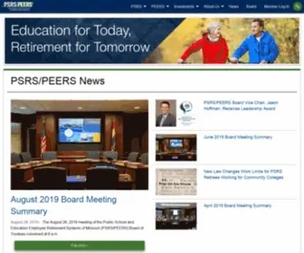 PSRS-Peers.org(Public School and Education Employee Retirement Systems of Missouri) Screenshot