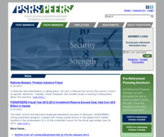PSRsmo.org(Public School and Education Employee Retirement Systems of Missouri) Screenshot