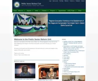 Psru.gov.sl(Public Sector Reform Unit) Screenshot