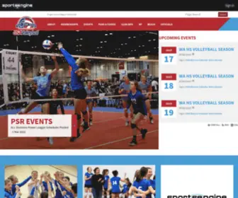 PSRVB.org(Puget Sound Region Volleyball) Screenshot