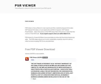 PSrviewer.info(Free software to view) Screenshot