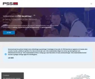 PSS-Securitas.no(PSS Securitas) Screenshot