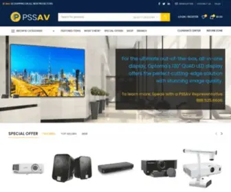 Pssav.com(Your Source For Audio Visual Equipment) Screenshot