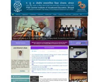 PSscive.ac.in(Pandit Sunderlal Sharma Central Institute of Vocational Education) Screenshot