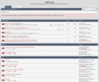 PSSdforum.org(PSSD Forum) Screenshot