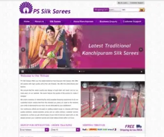 Pssilksarees.com(PS Silk Sarees) Screenshot