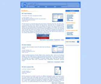 Pssoftlab.com(PS Tray Factory) Screenshot