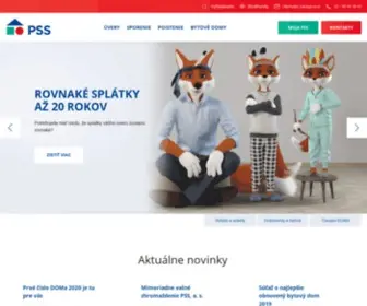 PSS.sk(Hlavná stránka) Screenshot