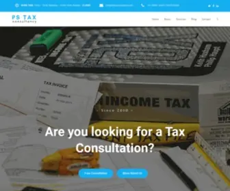 Pstaxconsultancy.com(PS Tax Consultancy) Screenshot