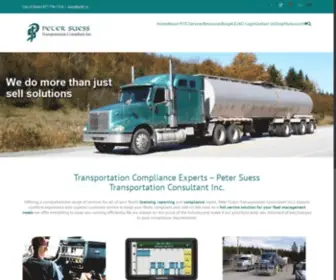 PSTC.ca(Fleet licensing & compliance consultants) Screenshot
