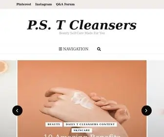 PSTcleansers.com(PSTcleansers) Screenshot
