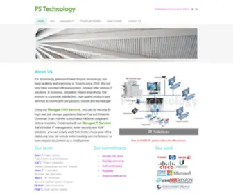 Pstechnology.ca(PS Technology) Screenshot