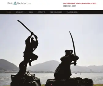PStrials.com(Trial Lawyers) Screenshot
