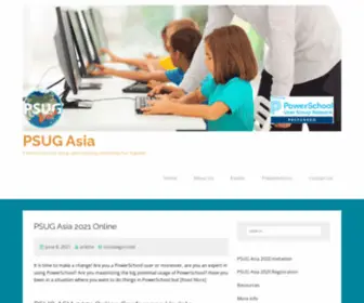 Psugasia.com(WordPress) Screenshot