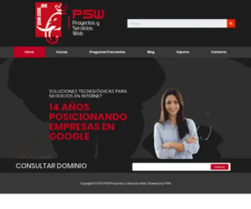 PSW.com.mx(Paginas web profesionales) Screenshot