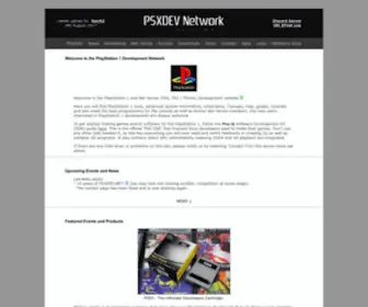 PSxdev.net(Home) Screenshot