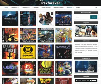 PSxforever.com(Descargar Juegos Ps 1) Screenshot