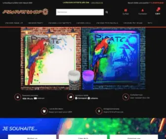 PSY-ART-Shop.com(Boutique Lumière Noire) Screenshot