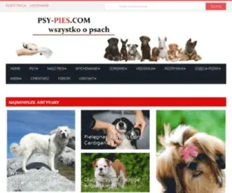 PSY-Pies.com(Psy pies wszystko o psach) Screenshot