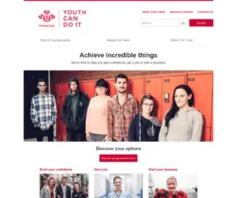 PSYBT.org.uk(The Prince's Trust) Screenshot