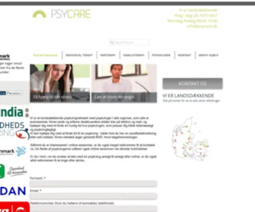 PSycare.dk(Psykologer I Danmark) Screenshot