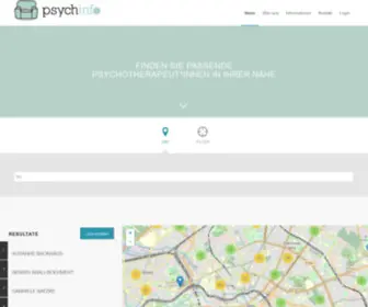 PSYCH-Info.de(Psychotherapie) Screenshot