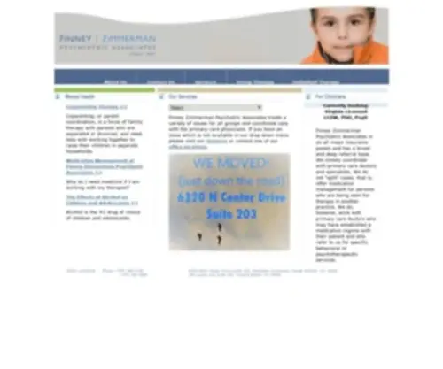 PSYCH-Therapy.com(Finney Zimmerman Psychiatric Associates) Screenshot