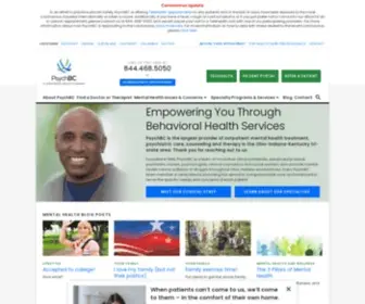 PSYCHBC.com(Psychiatric Care) Screenshot