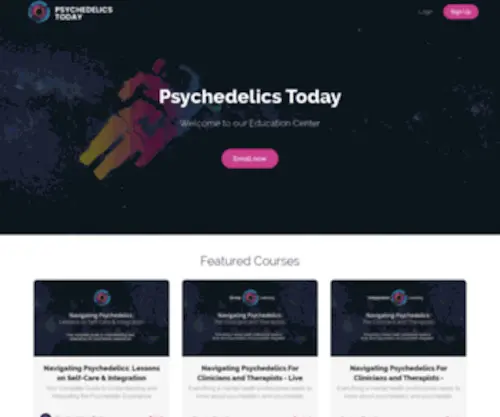 PSYchedeliceducationcenter.com(Psychedelics Today) Screenshot