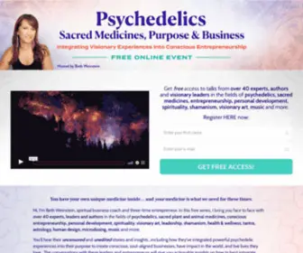 PSYchedelicsforpurpose.com(Free online series) Screenshot