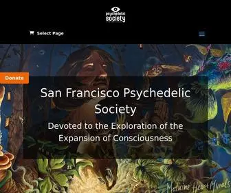 PSYchedelicsocietysf.org(San Francisco Psychedelic Society) Screenshot