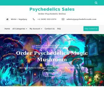 PSYchedelicssale.com(Psychedelics for Sale) Screenshot