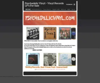 PSYchedelicVinyl.com(Psychedelic Vinyl) Screenshot